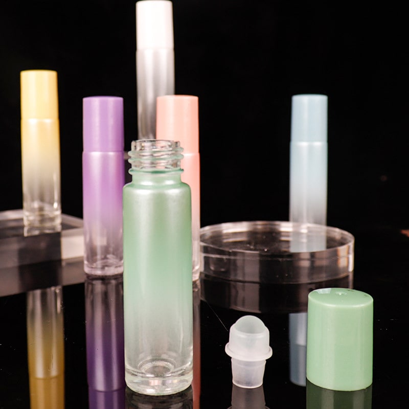 10ml Gradient Colored Glass Roll on Bottle