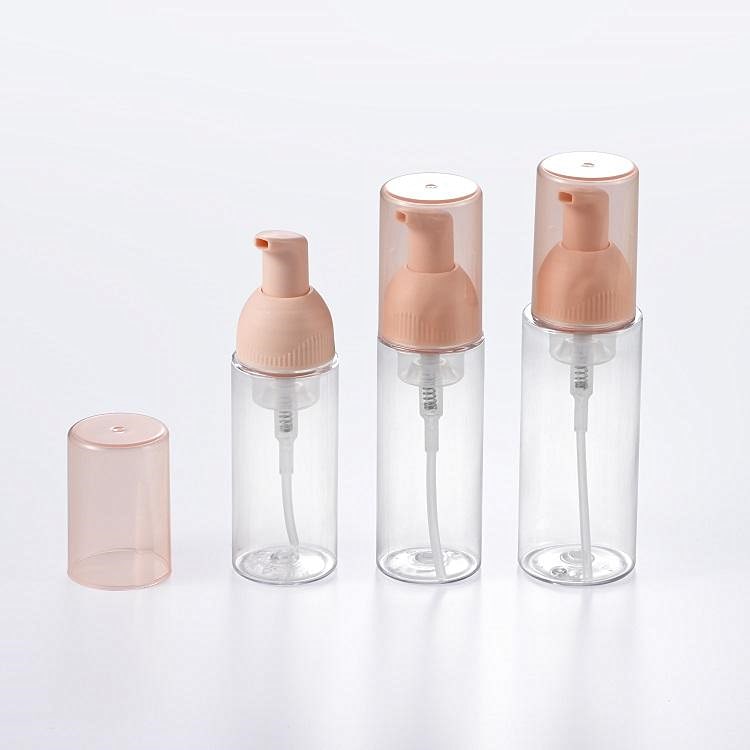 40ml 50ml 80ml Clear PET Foam Pump Bottle